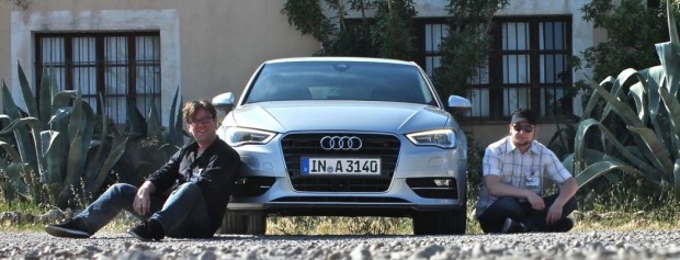 Audi A3 - Alex, der Probefahrer und meine Wenigkeit Audi A3 - Alex, der Probefahrer und meine Wenigkeit