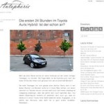 Autophorie.de Toyota Auris Hybrid im Test