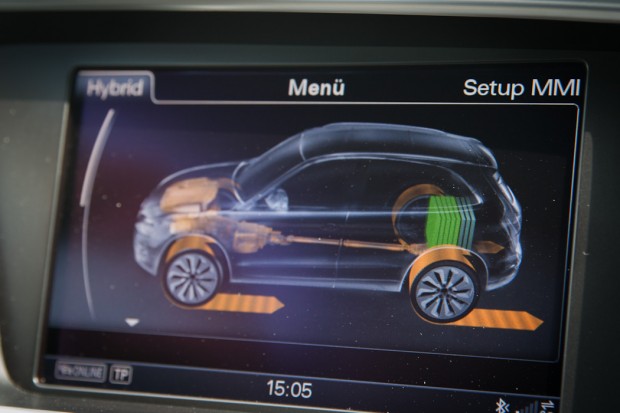 Audi Q5 hybrid Ladezustand Audi Q5 hybrid Ladezustand