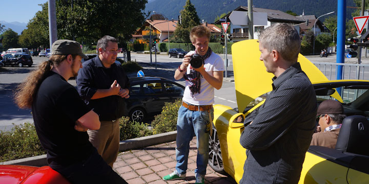 Kurzer Stopp in Garmisch: sind noch alle da?