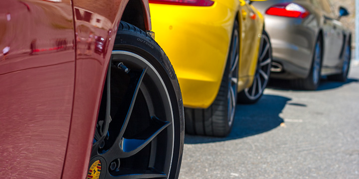 3 Porsche am Stilfser Joch