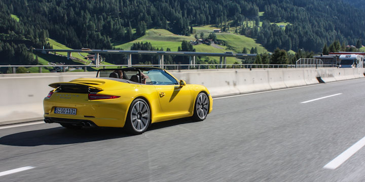 Auf der Brennerautobahn gen Süden