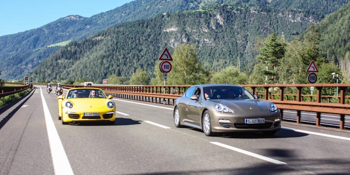 Auf der Autobahn gen Süden
