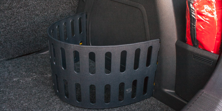 Škoda Fabia RS - Getränketasche im Kofferraum