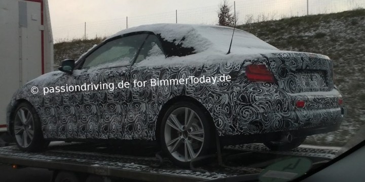 BMW 2er Cabrio F23 2014 Erlkönig Spyshots Convertible