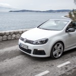 Ausfahrt im VW Golf R Cabriolet – Weisser Rauch am Strand